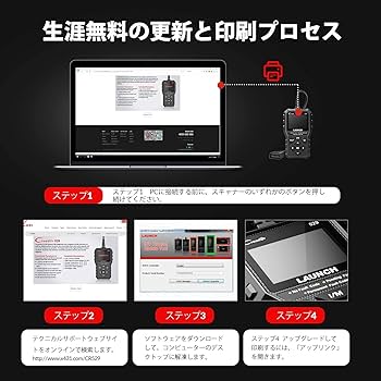 Amazon | LAUNCH CR529 obd2 診断機 日本語 自動車故障診断機